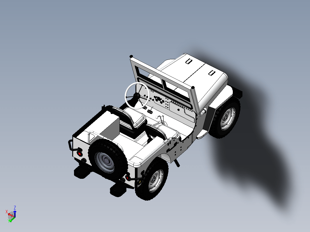 Askeri jeep-4x4玩具吉普车