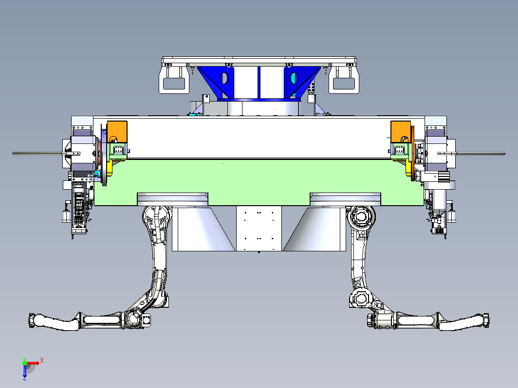 2500-700三轴水平回转变位机