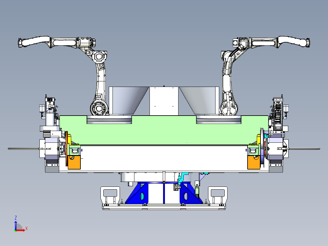 2500-700三轴水平回转变位机