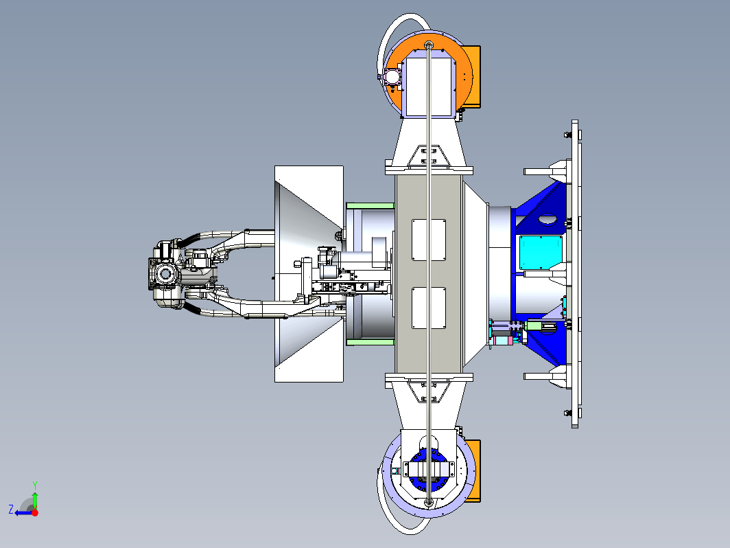 2500-700三轴水平回转变位机