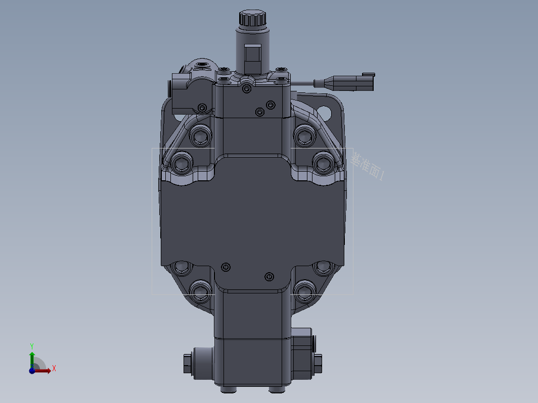 HM6V-115轴向柱塞变量马达设计三维SW2020带参+CAD+说明书