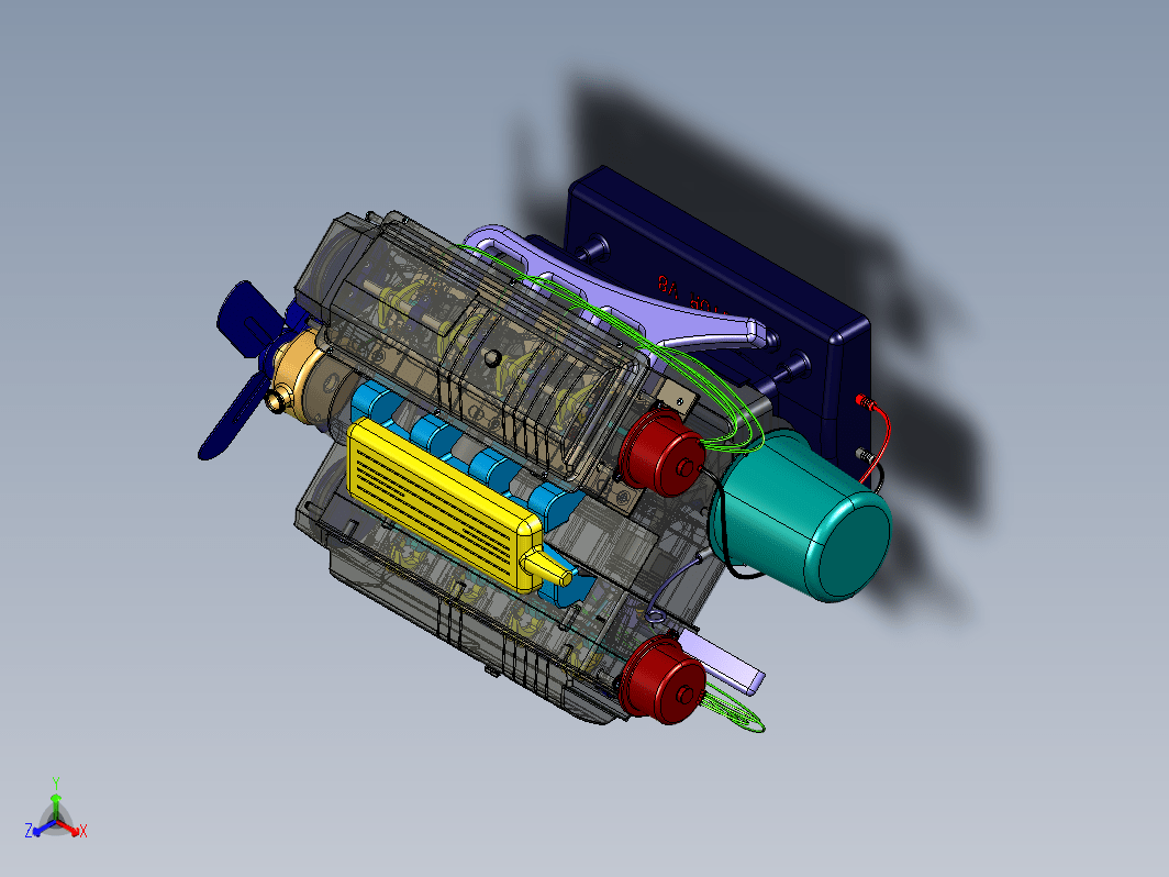 V8 Engine 8缸发动机