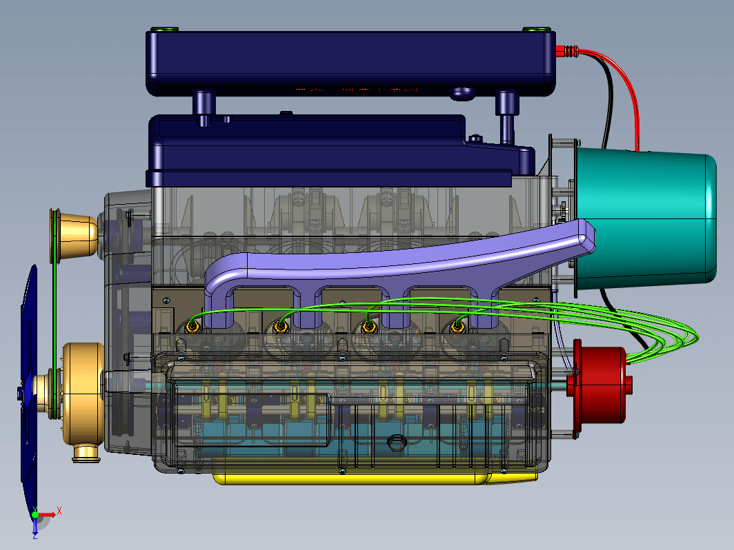 V8 Engine 8缸发动机