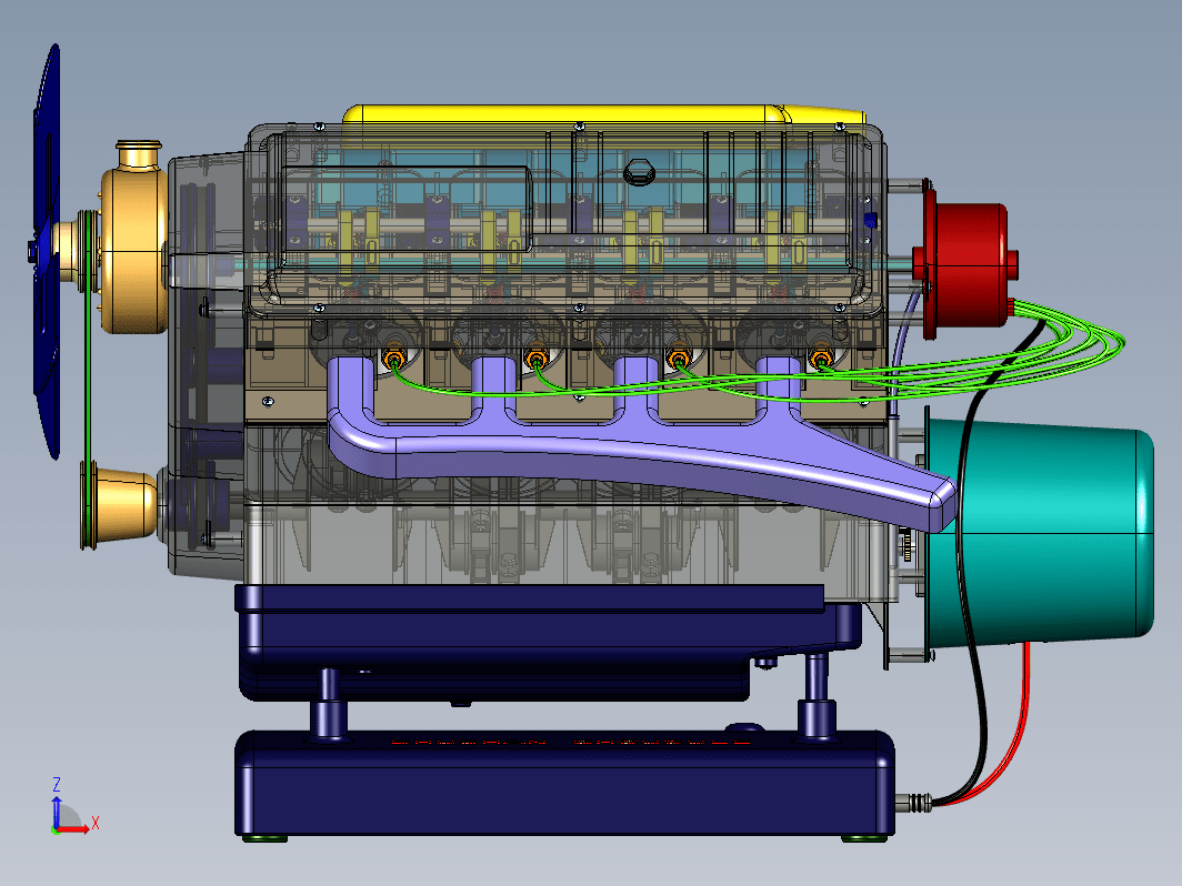 V8 Engine 8缸发动机