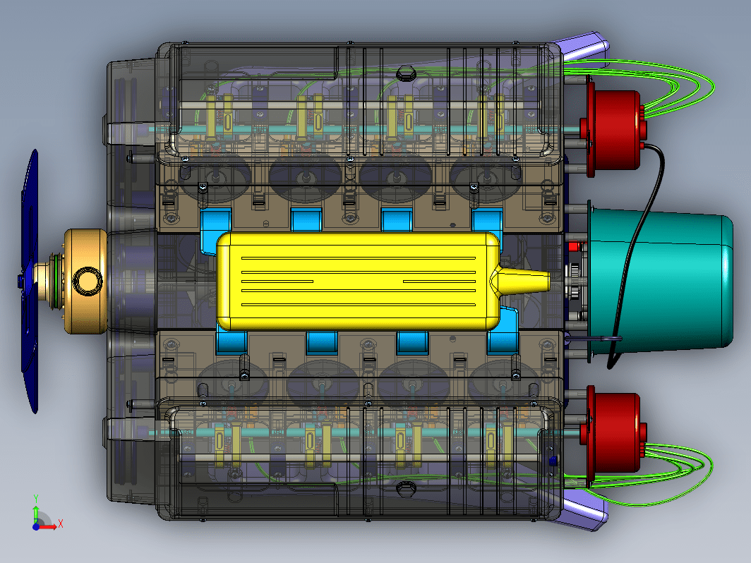 V8 Engine 8缸发动机