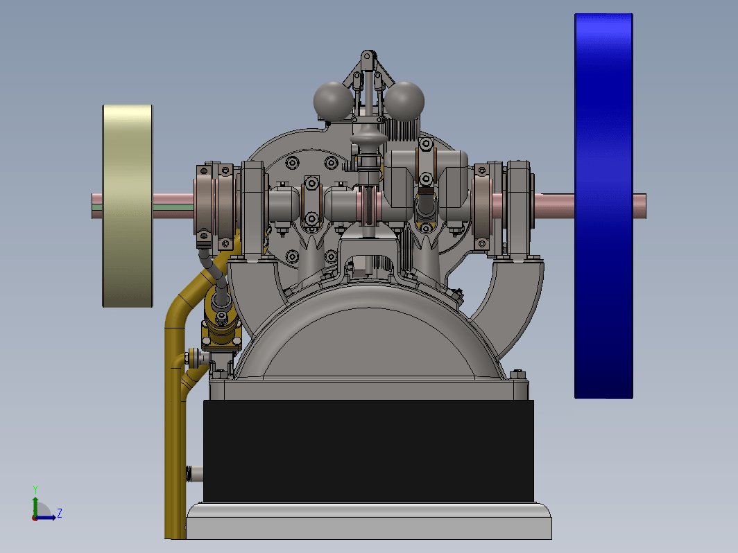 加勒特复合固定式发动机