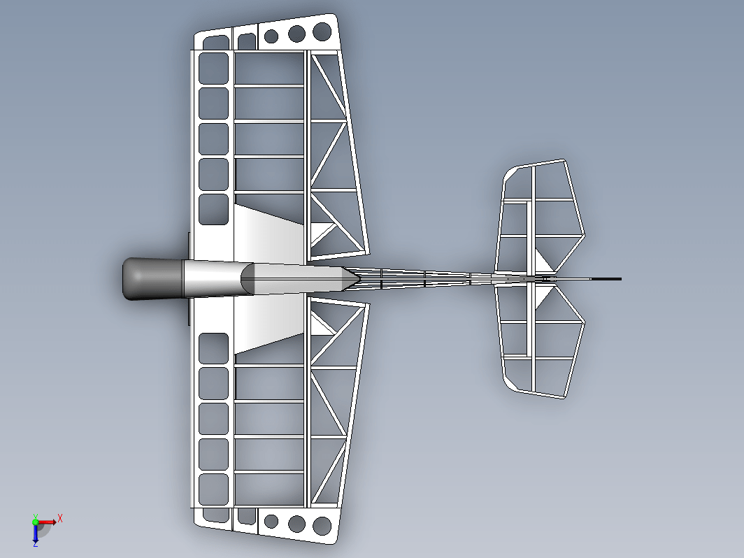 航模飞机框架 aeromodelo drop-x