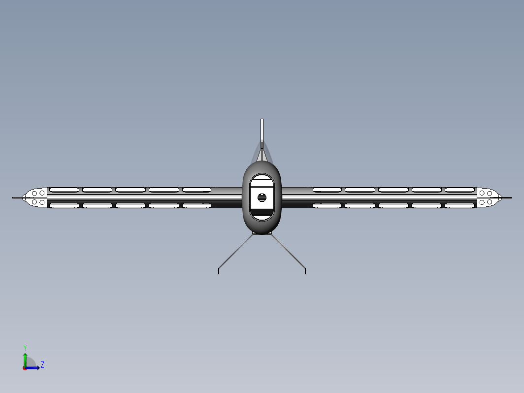 航模飞机框架 aeromodelo drop-x