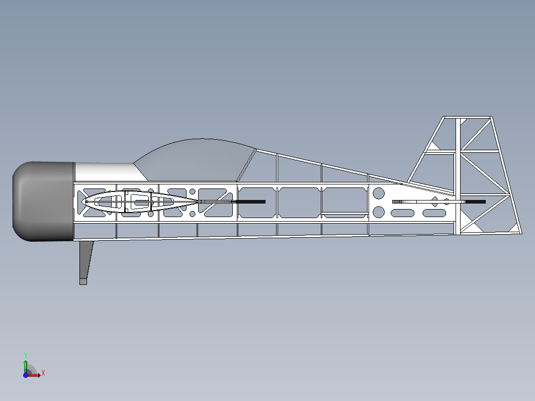 航模飞机框架 aeromodelo drop-x