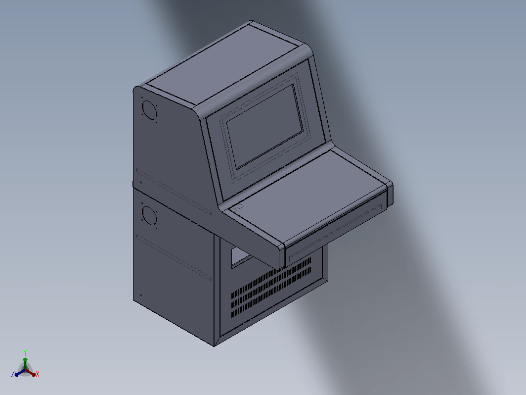 CY-CZT002XR001操作台钣金结构