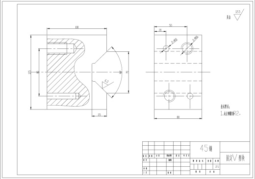 车床顶尖套的钻左端5个孔夹具设计及加工+CAD+说明书缩略图