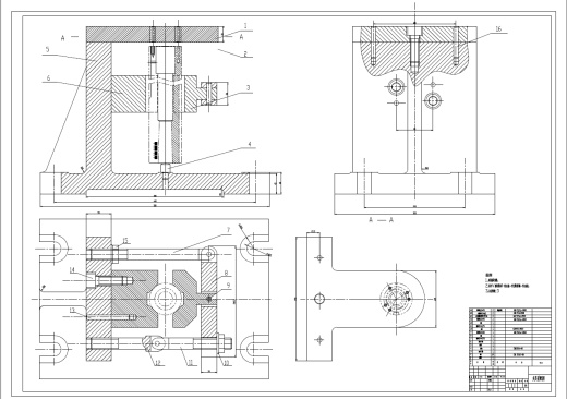 车床顶尖套的钻左端5个孔夹具设计及加工+CAD+说明书缩略图