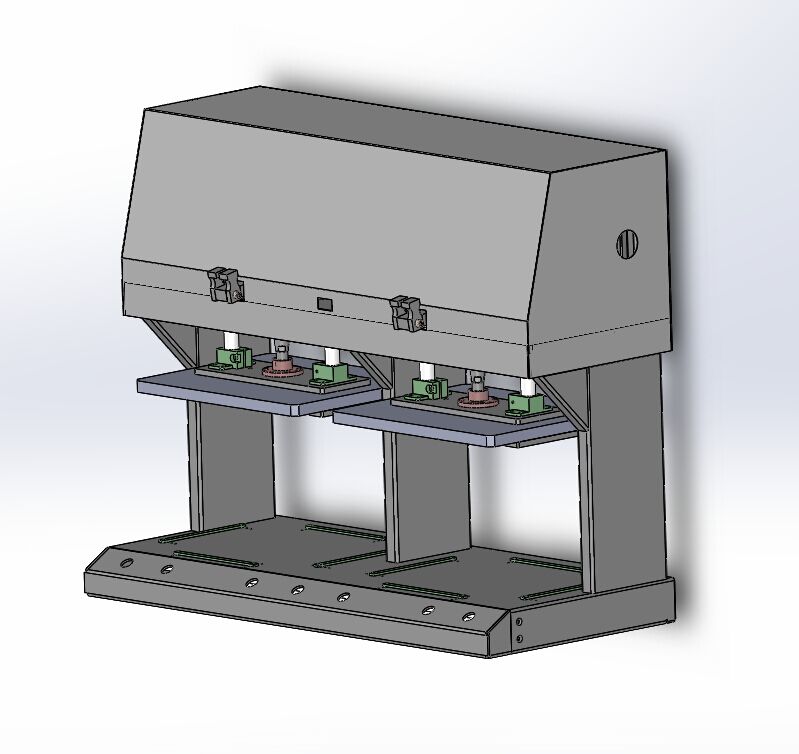 测试电路板用的双针床设备3D+CAD整套