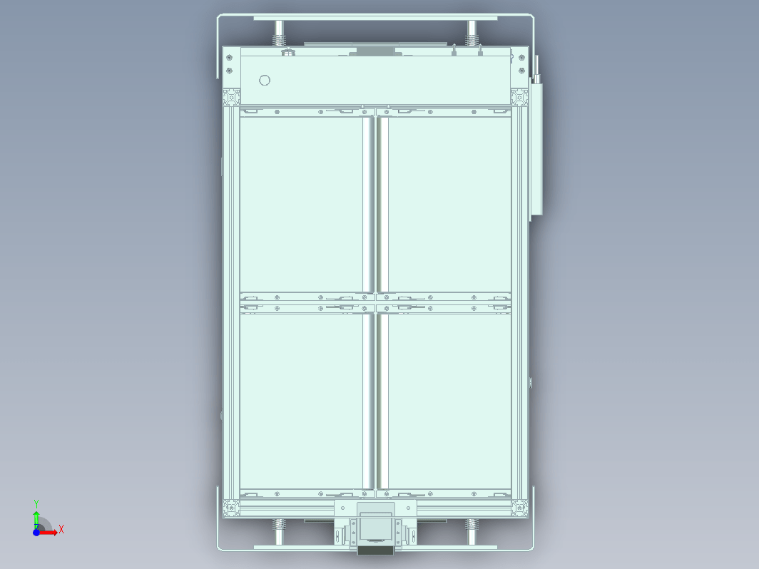 激光雷达传感器AGV小车3D图纸 x_t格式