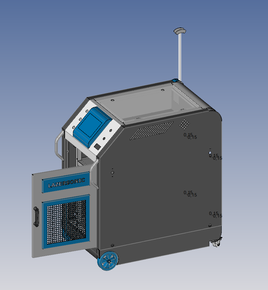 激光焊接机箱 laser welding machine