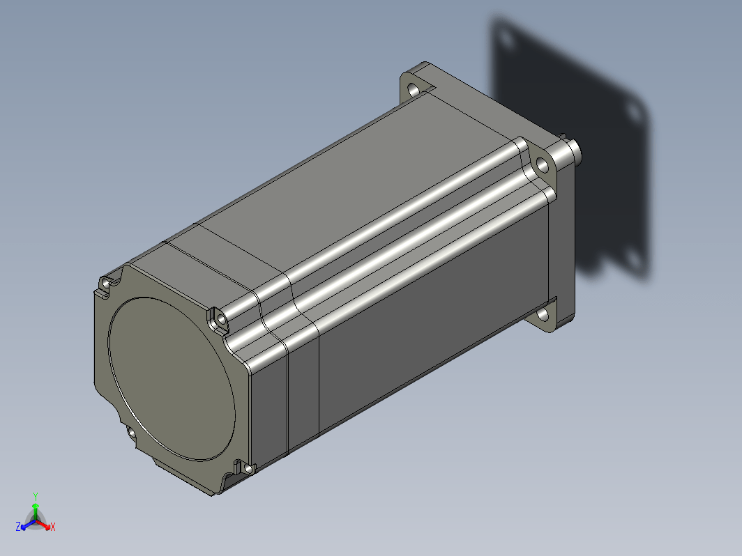 YK385EC156A1  85mm三相闭环步进电机（3D）