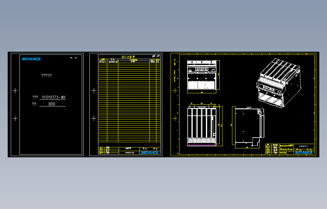 高性能多机传动驱动器_B00(MD810-50M4T160G200+整机外形图)