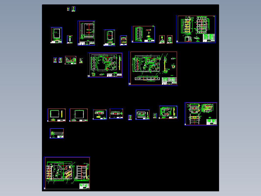 破碎机PE1200x1500全套图纸