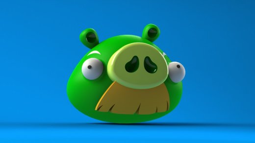 可爱在猪头(愤怒的小鸟版) angry-birds-pig-number-03