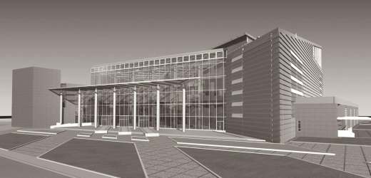 东莞市展示中心CAD建筑设计图纸缩略图