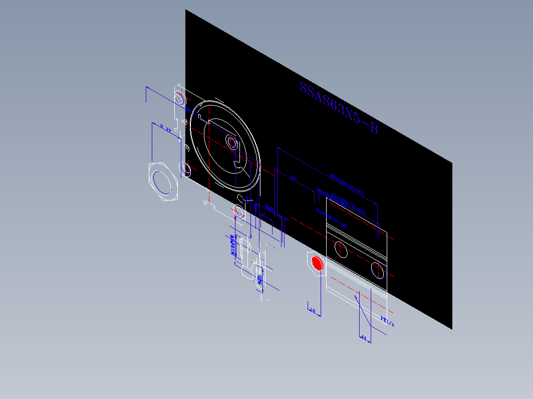 SDA气缸 83-SSA-63-SW