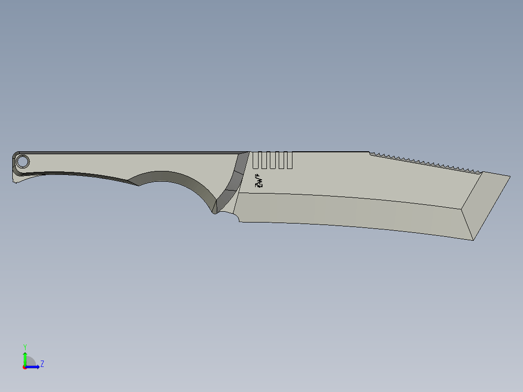 Messer 32 砍刀模型