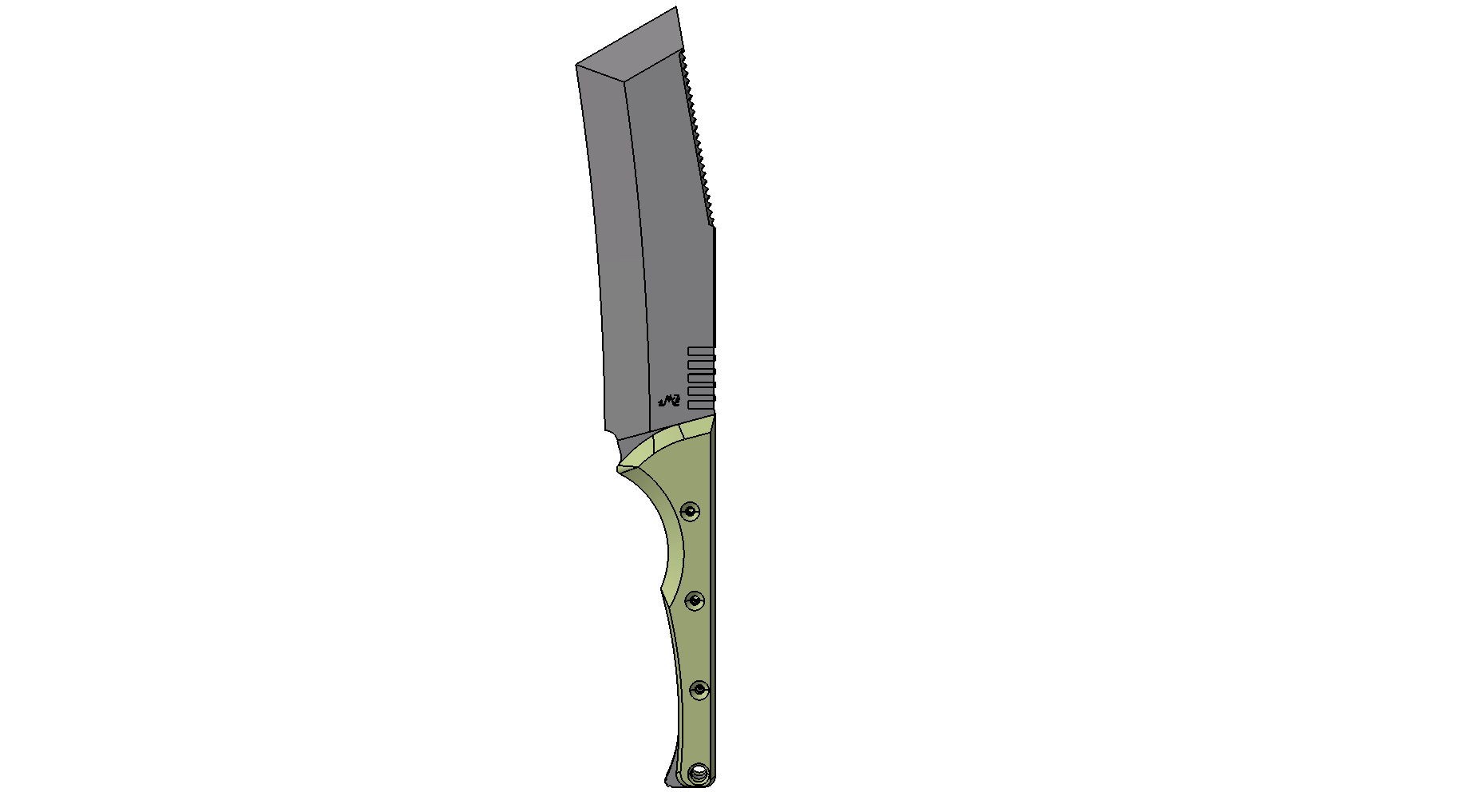 Messer 32 砍刀模型