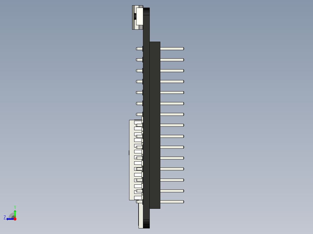 带支脚（无头和有头）的简单 ESP32 模型