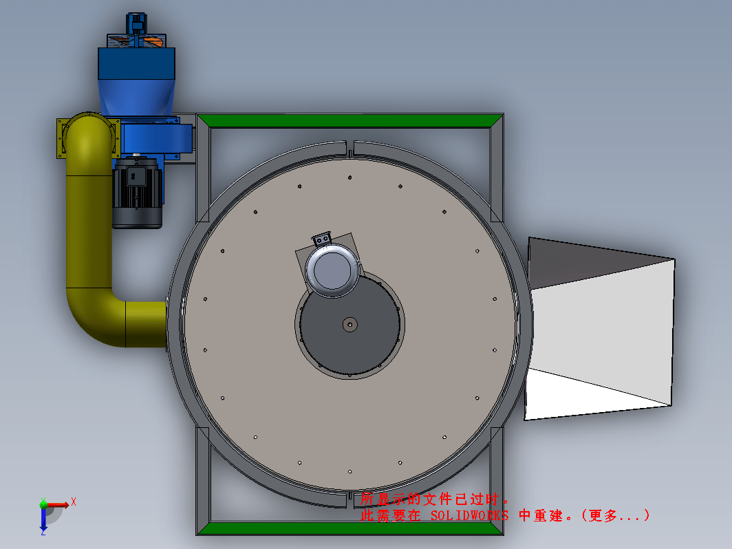 小型谷物烘干机设计三维SW+CAD+说明书