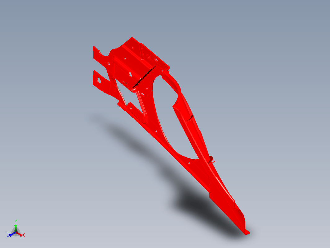 大型汽车门板模具原档6812-3D