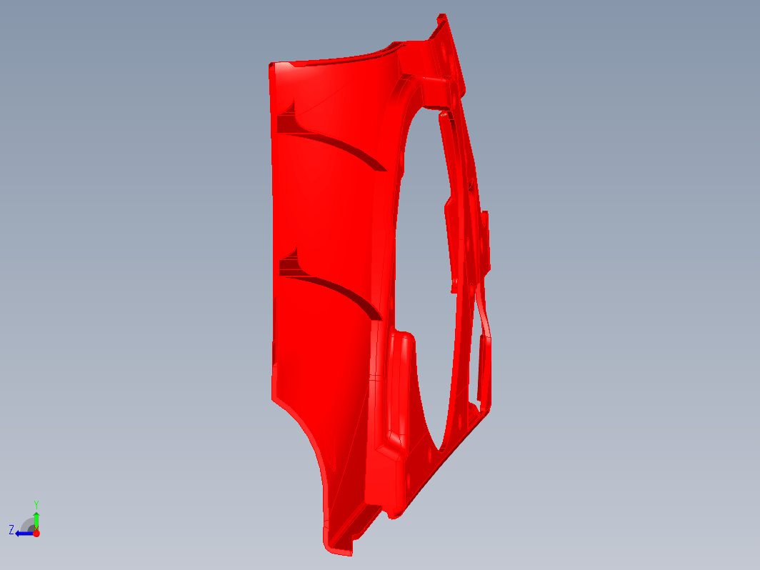 大型汽车门板模具原档6812-3D