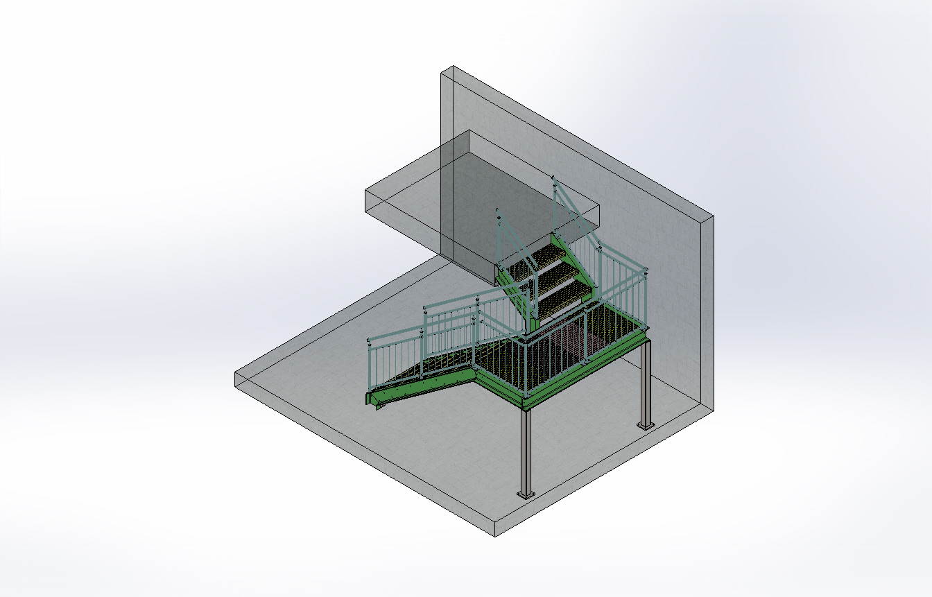 Metall Stair金属工业楼梯