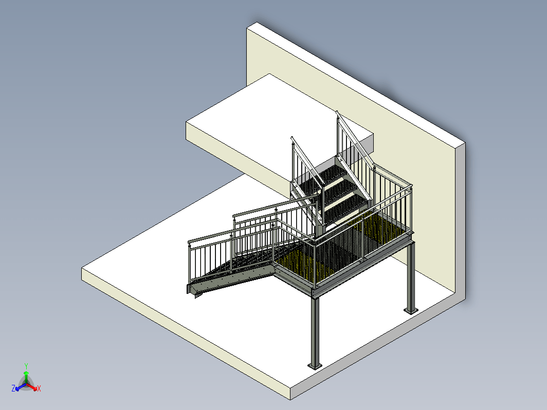 Metall Stair金属工业楼梯