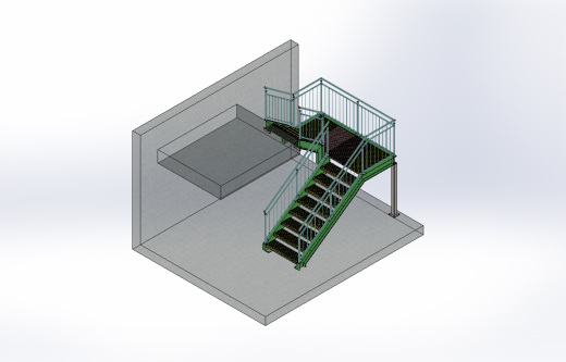 Metall Stair金属工业楼梯