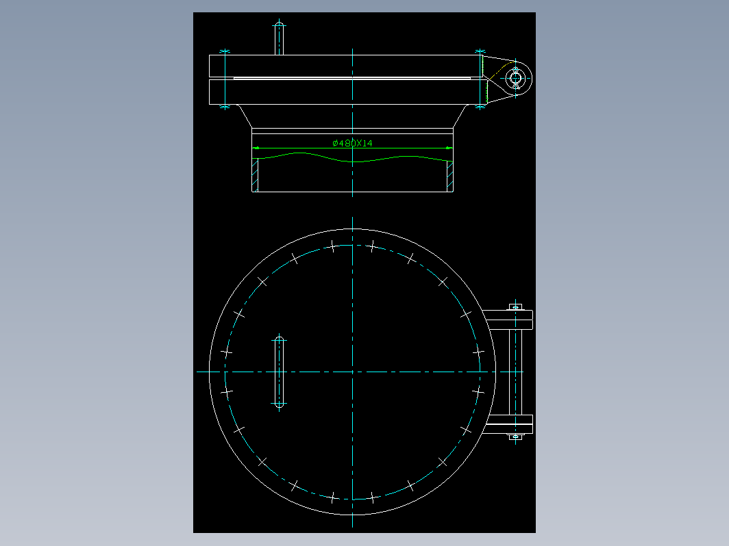 HG21518-95回转盖带颈对焊法兰人孔 A-RF-450-4.0.zip