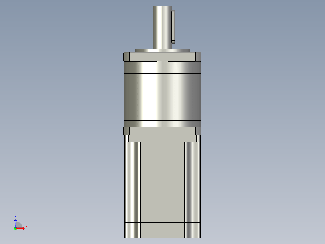 YK57HB76-PG15  57mm两相步进减速机电机（3D）