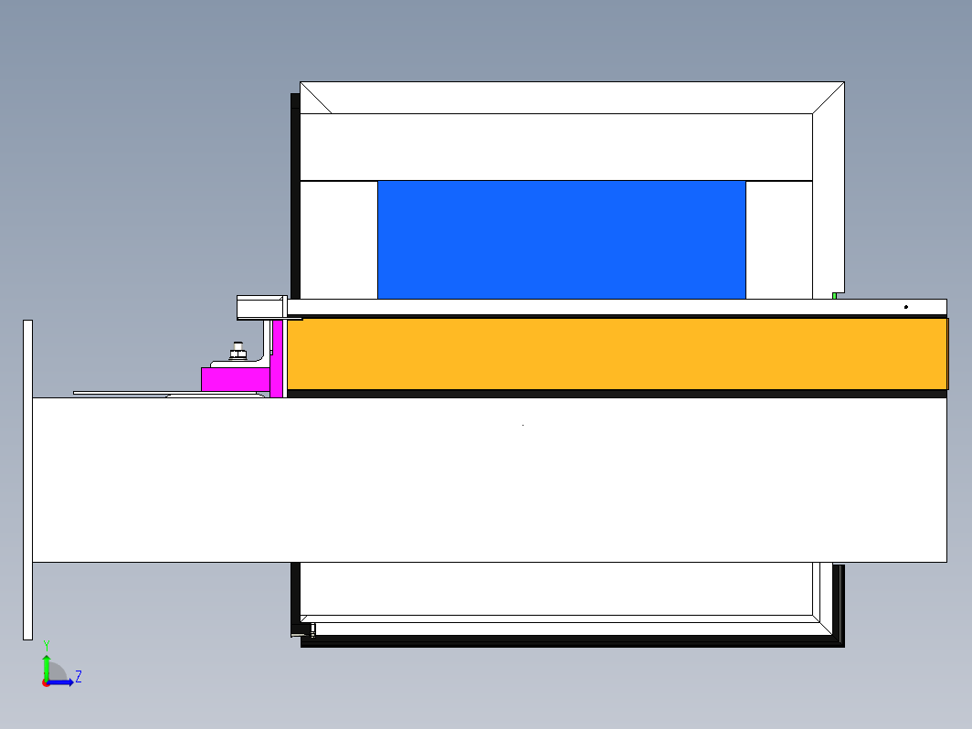 移动透视门窗模型