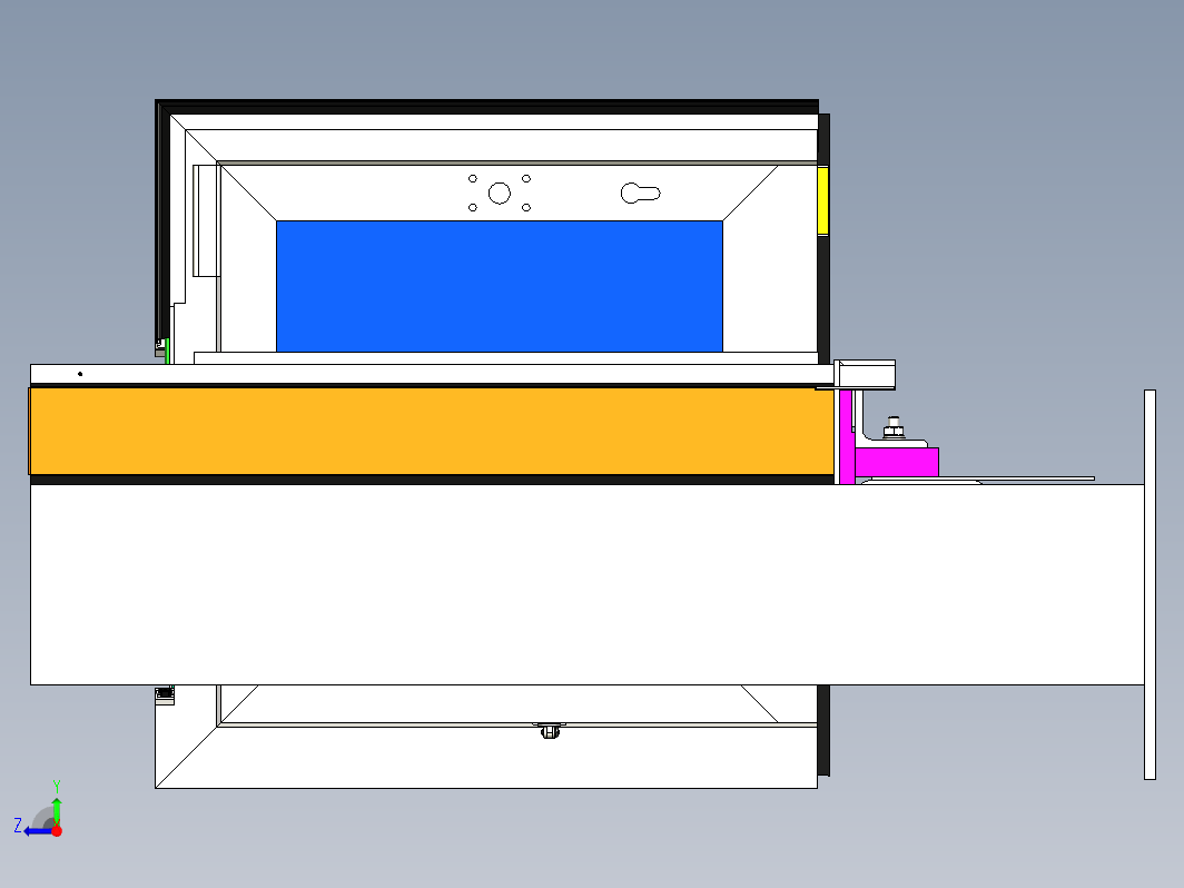 移动透视门窗模型