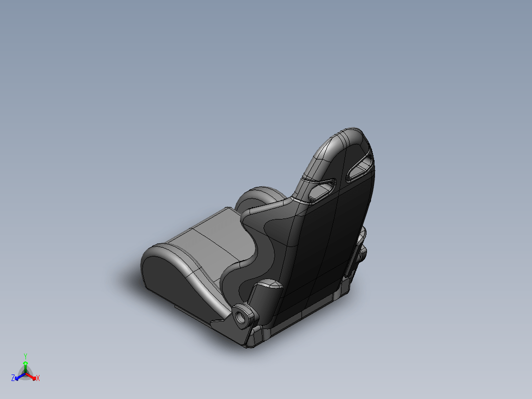 Sparco赛车座椅模型