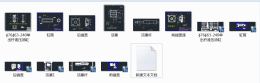 ∮76-∮63-240单出杆液压油缸缩略图