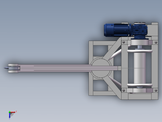 小型电动吊运装置设计三维SW2012带参+CAD+说明书缩略图