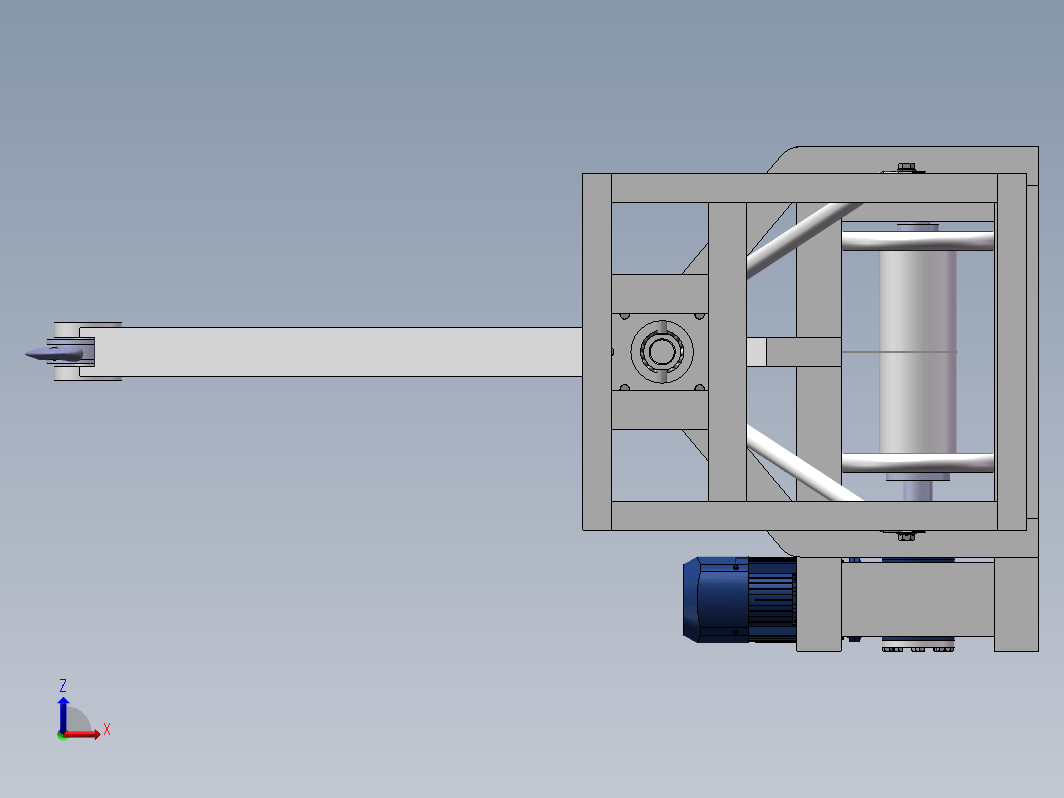 小型电动吊运装置设计三维SW2012带参+CAD+说明书