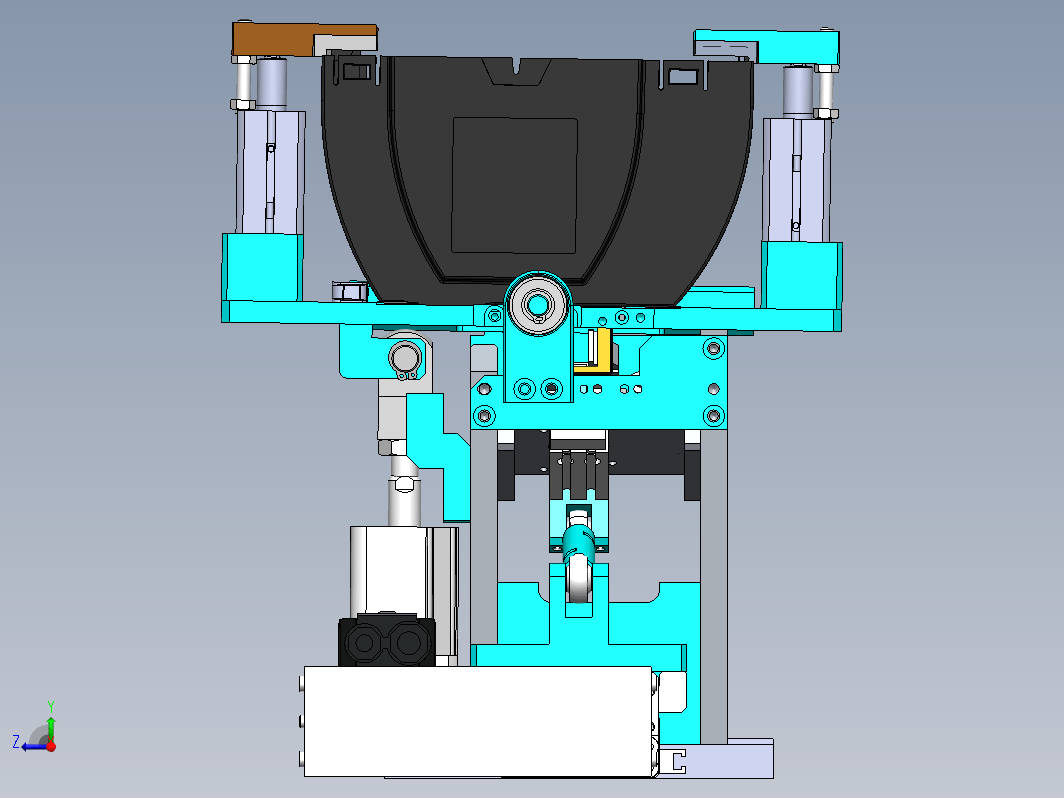 轨迹轮槽轮组装机3D