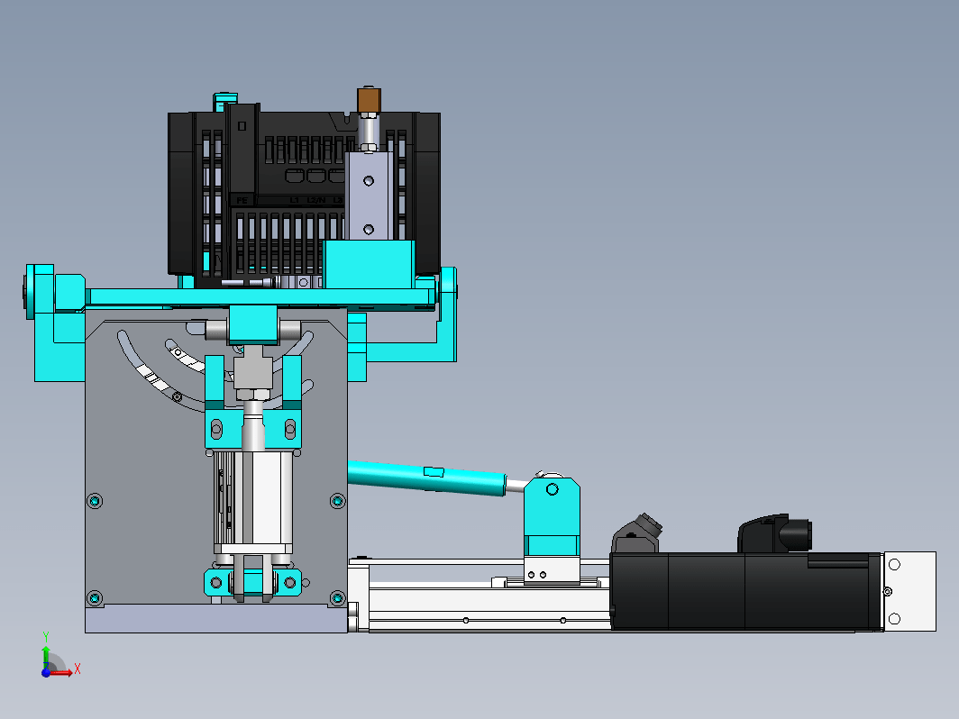 轨迹轮槽轮组装机3D