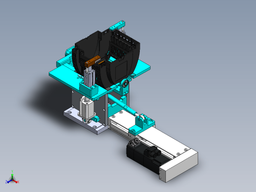 轨迹轮槽轮组装机3D
