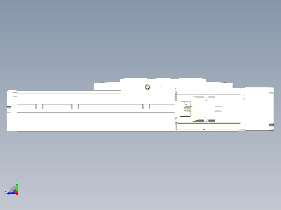 轨道内嵌式螺杆滑台KGH12-100-BR-400W-C4