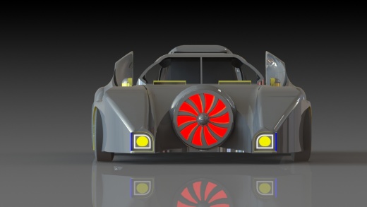 蝙蝠车玩具模型缩略图
