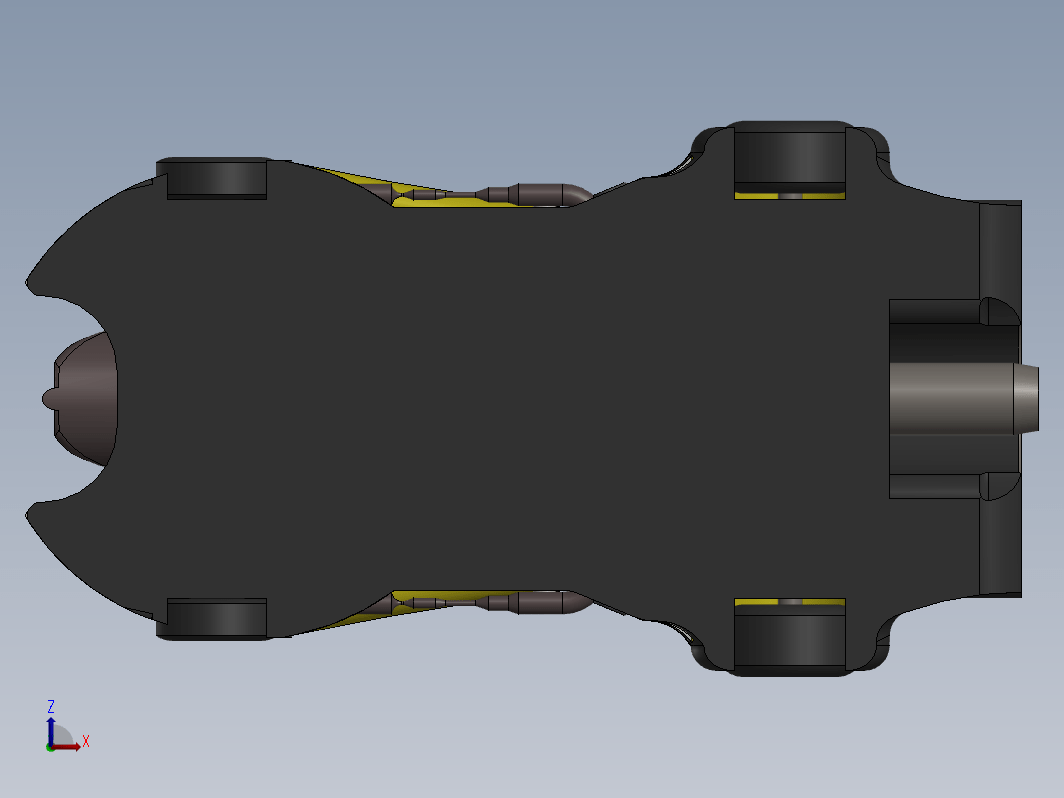 蝙蝠车玩具模型