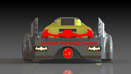 蝙蝠车玩具模型缩略图