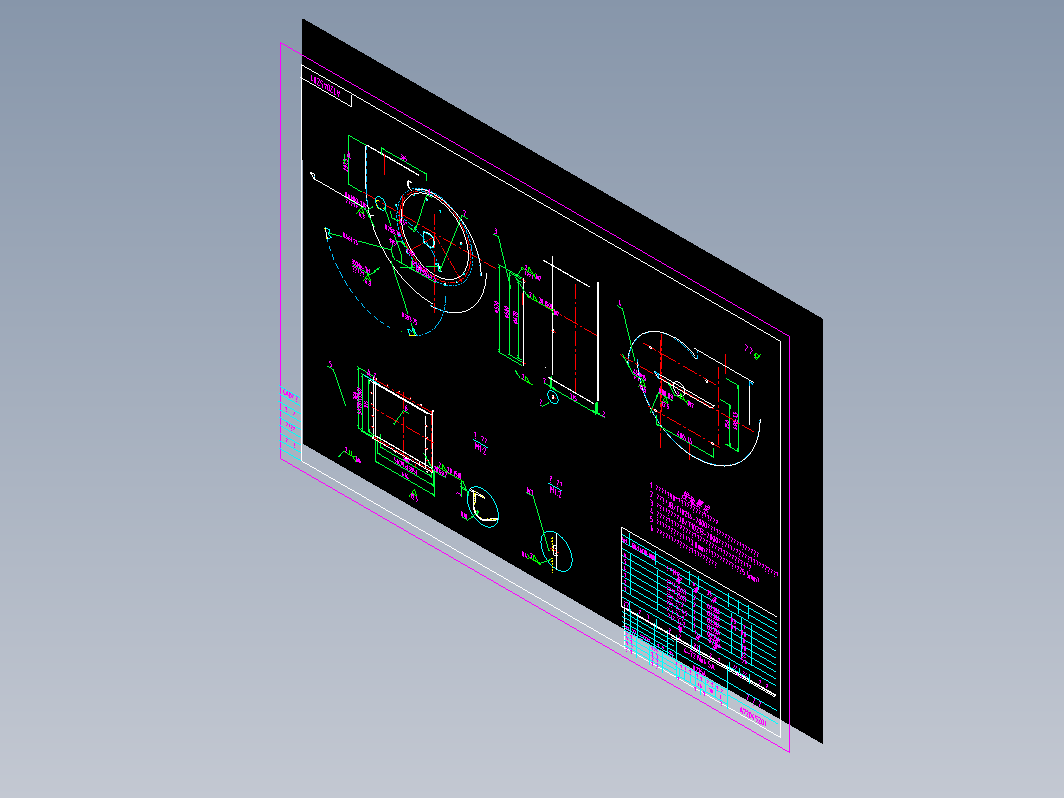 标准4-72NO4.5A风机图纸